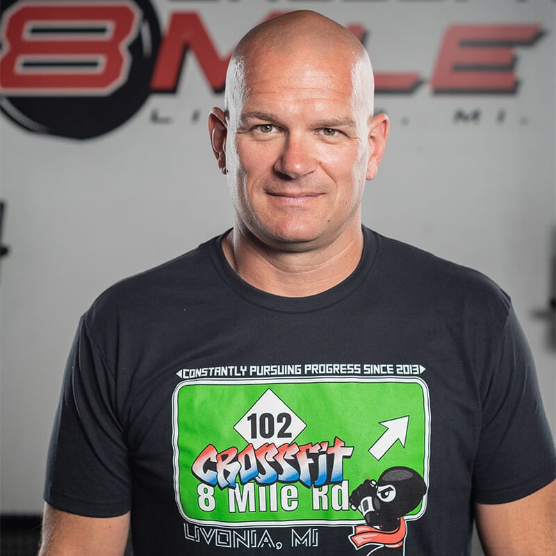 Steve coach at CrossFit 8 Mile