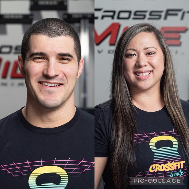 Nick and Monica Carignan owners of CrossFit 8 Mile
