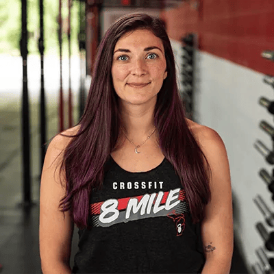 Ellie Burgoon coach at CrossFit 8 Mile